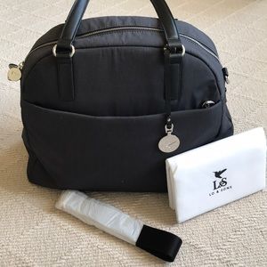 Lo & Sons OMG Heather Grey Carry-on Shoulder Bag